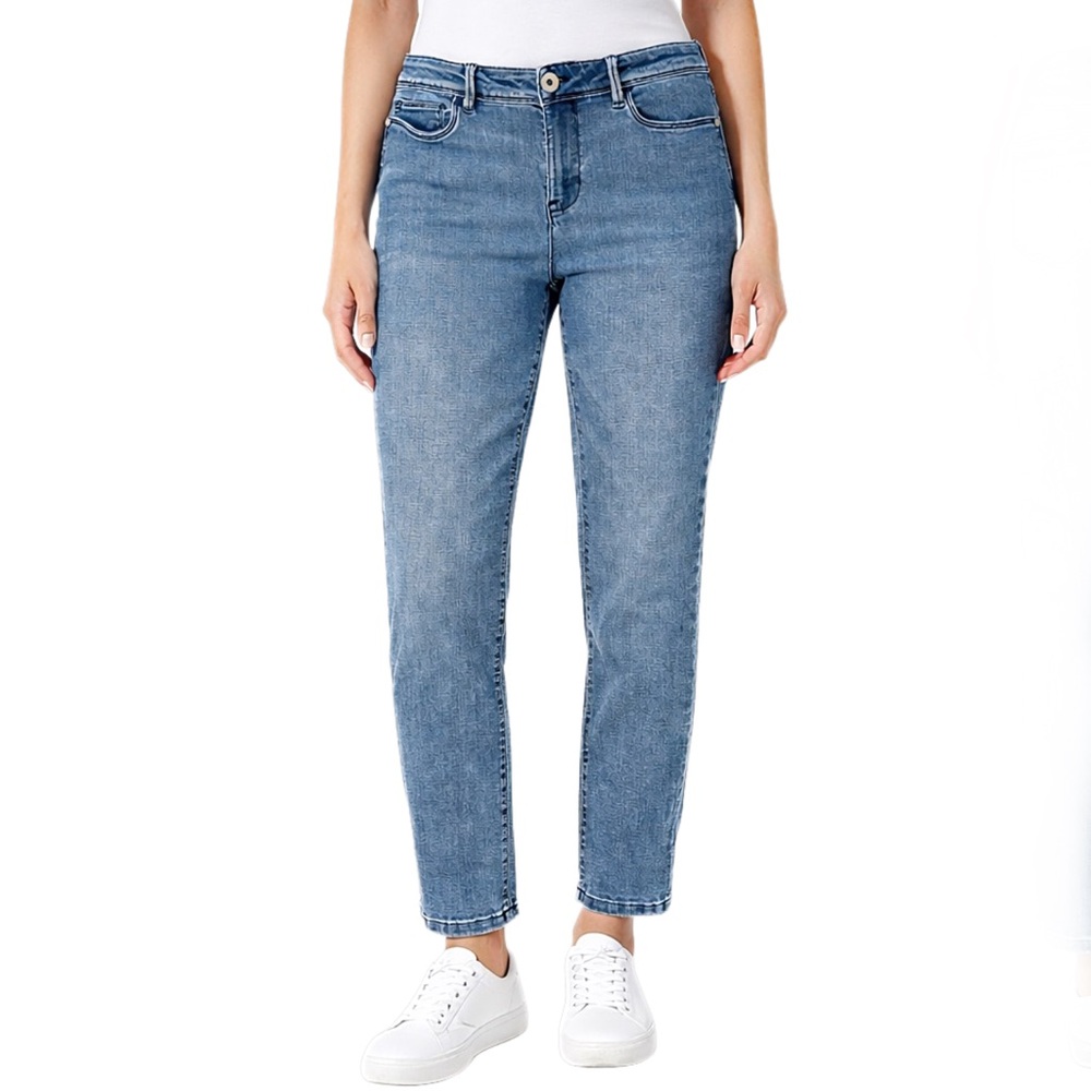 J.Jill Light Blue Distressed Ankle Jeans - #LF0009